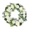26" Artificial Peony, Hydrangea & Rose Floral Spring Wreath